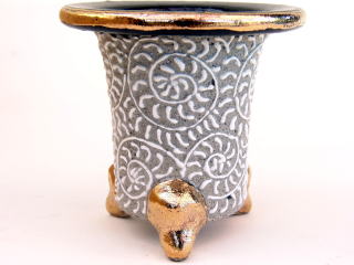 2396,手島風　唐草約8.4cm