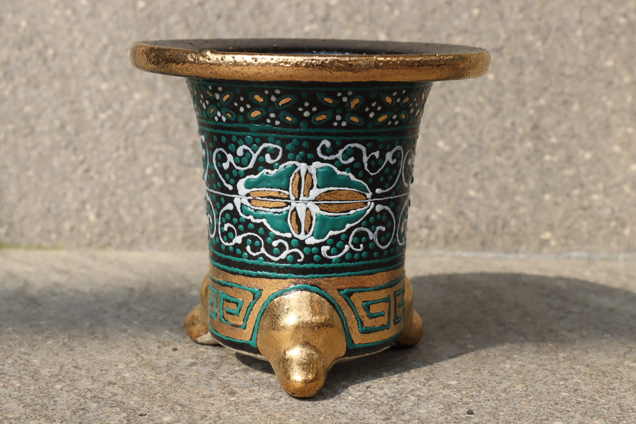 2471, 華唐草鉢　外径約10.5cm