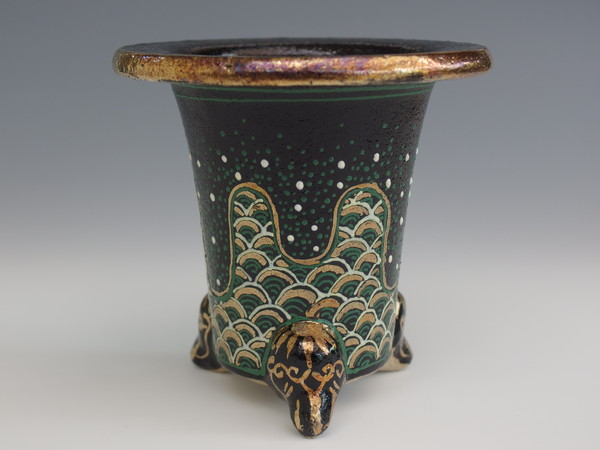 3051, 波にあられ鉢  外径約10.6cm