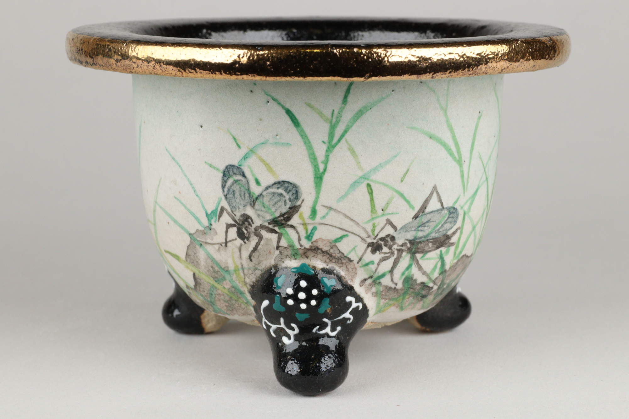 2245,鈴虫　外径約10.0cm　清山