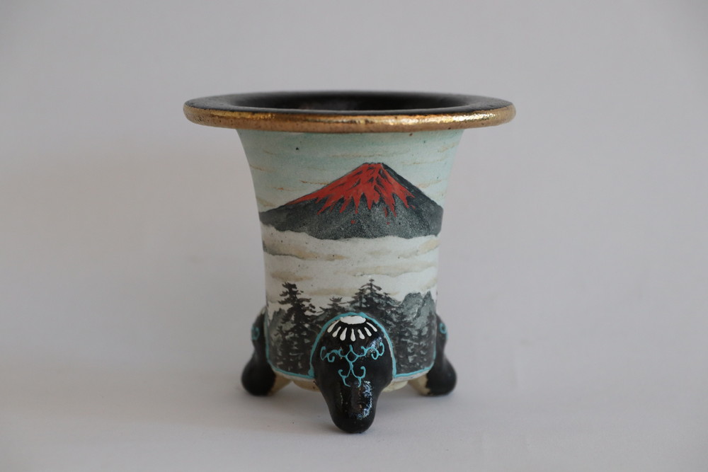 2252, 雲海に赤富士　約11.0㎝　清山