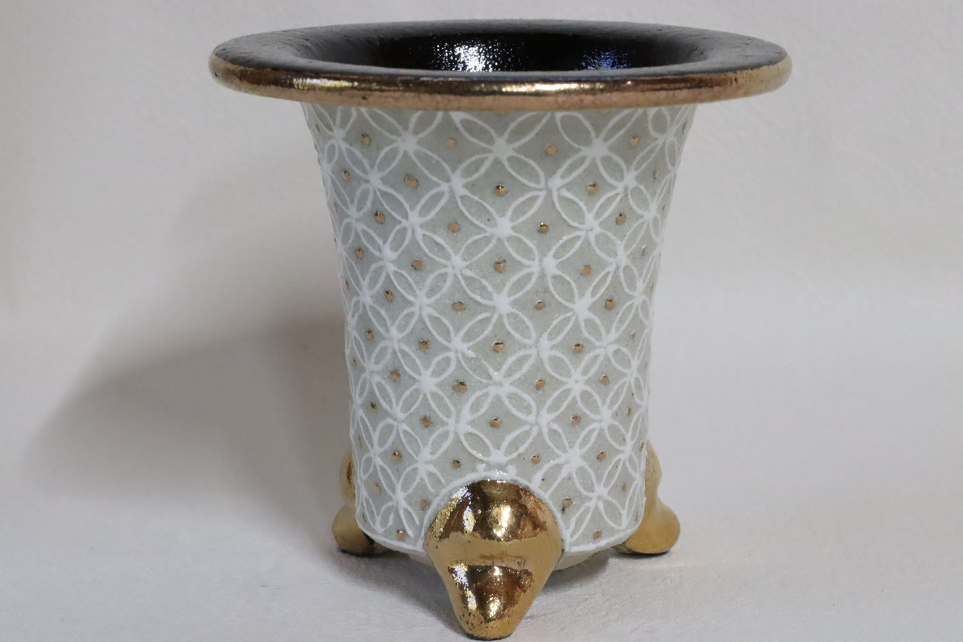 3087,七宝 楽鉢  外径約11.7cm 　特価