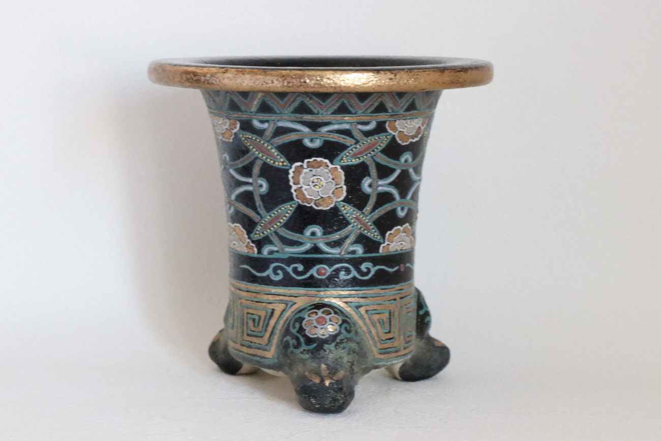 4795華唐草 外径約13.8cm 中古