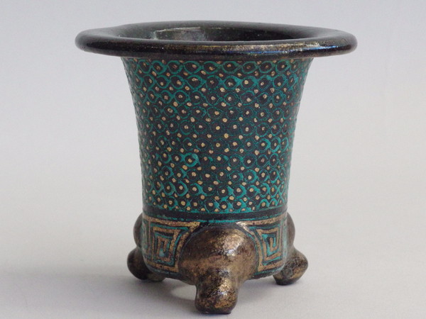 2176,　七々子　外径約8.7cm　古鉢